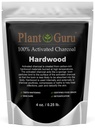 Plant Guru aktivētās ogles pulveris 4 oz. HARDWOOD - Pārtikas kvalitātes Kosher Non-GMO - Zobu balināšana, sejas maska un ziepju izgatavošana. Veicina dabas detoksikācijas un palīdz Digestion