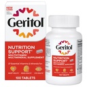 Geritol Multivitamin Supplement, Contains B-Vitamins, Antioxidants, Vitamins C, E & D and Iron, 27 Essential Vitamins and Minerals, Gluten-Free, Non-GMO, No Artificial Sweeteners, 100 Tablets