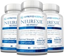 Genehmigte Wissenschaft Neurexil - Natürliche nootrope Unterstützung mit DMAE - Verbesserung der Gehirnfunktion, Sharpen Clarity, Boost Memory - L-Tyrosine, Ginkgo Biloba, Huperzine A, BioPerine - 3 Monate Versorgung