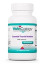 NutriCology Essential Thyroid Nutrition - Endocrine & Metabolic Support Supplement - Iodine, Selenium & Tyrosine Blend - Energy & Wellness Support - Hypoallergenic & Vegetarian - 60 Tablets