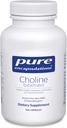 Pure Encapsulations Choline (Bitartrate) - 275 mg Choline (Bitartrate) - Supports Metilation, Brain Health & Cell funksiyası * - Yüksək Bio mövcud - Vegan & Non-GMO - 100 Capsules