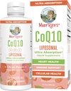MaryRuth Organics flytende vitamin | Coenzyme Q10 hjertehelse for Mitokondriell støtte og immunsystem | Vegan Non-GMO | 7,6 Fl Oz | 45 Serveringer