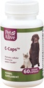 PetAlive C-Caps - Toate Suplimentul Natural Herbal promovează Cellular și sistemul imunitar Sănătatea la câini și pisici - 60 Veggie Caps