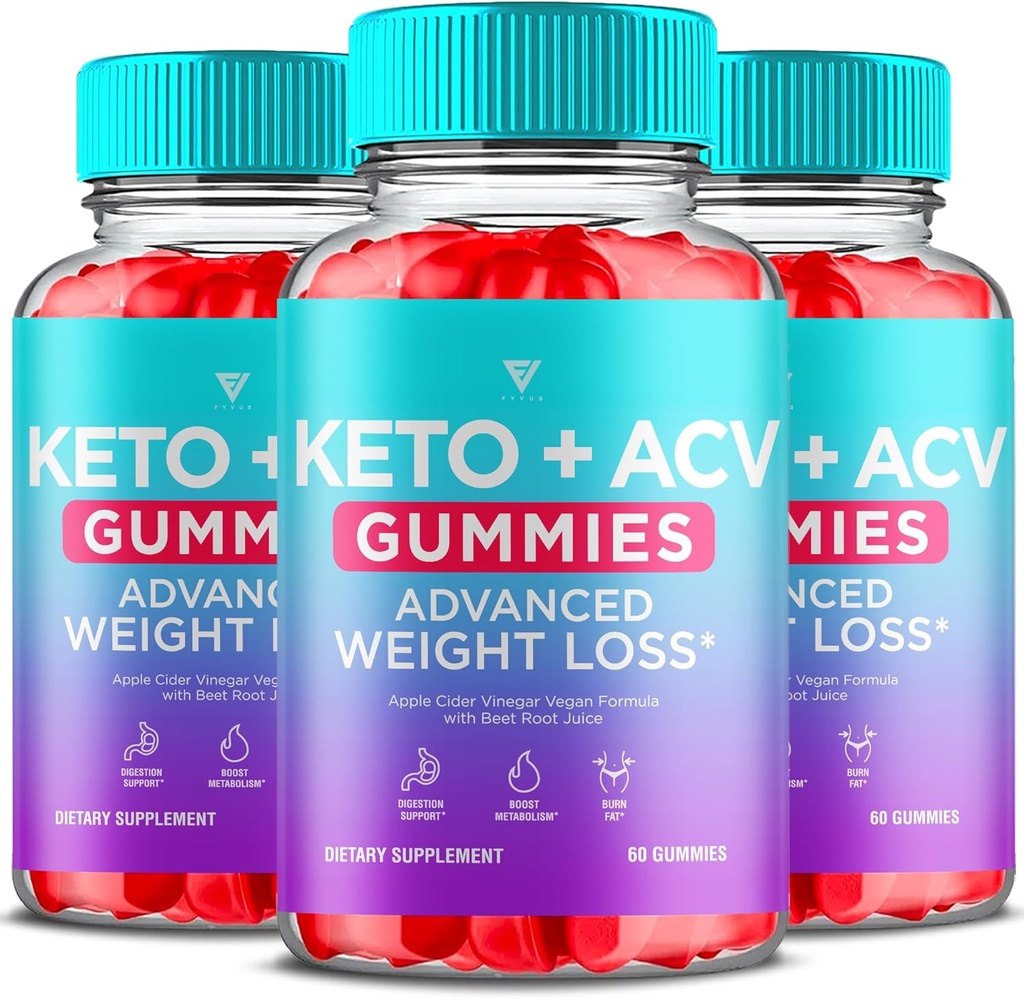 (3 pakiranje) Keto ACV Gumies Napredno hujšanje, ACV Keto Gumies za hujšanje Ženske Keto + 1000MG Apple Cider Vinegar Napredno Fat Burn Dietary Podpora Gummy Dodatek Formula (180 Gummies)