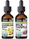 BIO KRAUTER Voikukka Tincture 2 Fl. Oz. & Milk Thintle Tincture 2 Fl. Oz.