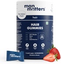Man Matters Biotin Gummy for Heally Hair 124; No Sugar Added 124; Biotin Gummies with Hair Vitamin 124; Vitamin A, Vitamin C, Vitamin E & Zinc 124; 60 Gummies