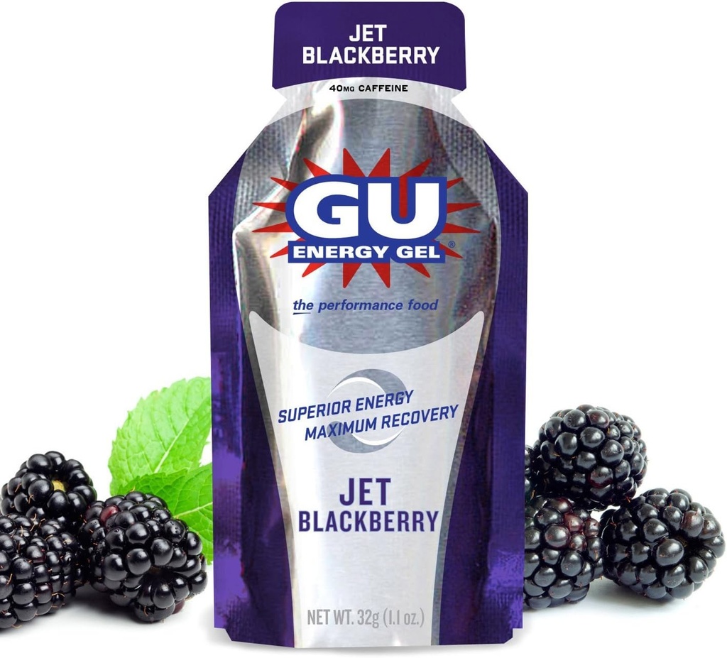 GU Economic Economic Economy Gel, Jet BlackBerry, 8 เคานต์