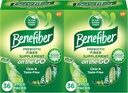 Benefiber On The Go Prebiotic Fiber Supplement Powder for Digestive Health, Daily Powder, Unflavored Stick Packs - 36 Sticks (pack van 2)