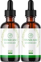 LIVORKA (2 Pack) Tinniease Drops, Tinniease Drops til hørestøtte, Tinni Ease Drops, Tinniease Ear Drops, 2 flasker til 60 dage