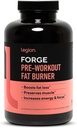 LEGION Forge Fasted Fat Burner - Thermogenic Fat Burner, Target Stomach Fat eta Trim Belly Fat Yohimbe, HMB Supplement, Choline. Natural guztiak, 45 zerbitzu..., 180 konde (1. orrialdea)