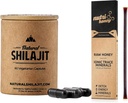 Natural Shilajit Capsules (Persediaan 1-2 Bulan) - 60 Count & Shilajit Honey Sticks - Natural Shilajit Resin dengan Raw Honey (7 Tongkat)