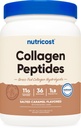 营养成本Collagen Peptides Powder 1LB (454 G) (盐焦糖) - 草药Bovine Collagen 水解