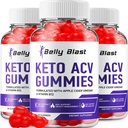 (3 pakkaus) Belly Blast Keto ACV Gummies - Advanced Formula Blast Keto Plus ACV Gummies Apple Siideri Viinietikka, Painonhallinta, BellyBlast ACV Dietary Supplement Arvostelut Miehet Naiset (180 Gummia)