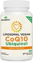 1000mg Liposomal CoQ10 Ubiquinol, 60 Vegan Softgels, Alta Absorción Ubiquinol CoQ10 Suplemento, Active Antioxidant Form of Coenzyme Q10 for Heart Function & Energy Production