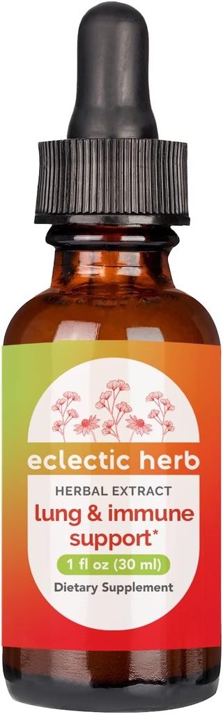 Eclectic Institute 비 GMO, 글루텐 무료 렁 & 면역 지원 추출물 | 2 fl oz (60 ml)
