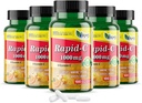 America Medic & Science Rapid-C 1000mg Vitamina C Supliment (5 Pachet de 100 comprimate) Booster de energie, Daily Immune System Support, Antioxidant 
