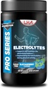 Pro Series Hydration Electrolytes  danka Blue Raspber Flavor, 300g ci, Magnesi Citeri, Magnesi Gluconte, Sodi, Zinc