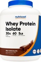 Polvere isolata di proteine del siero di Nutricost (cioccolato di latte) 5LBS