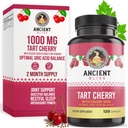 Стародавні Bliss Tart Cherry Capsules, Запалення та спільна підтримка добавки для чоловіків та жінок, Tart Cherry Supplement для підтримки травлення, сну та Vitality (120 капсули)