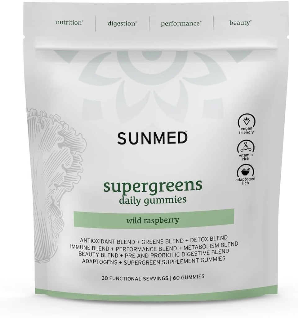SUNMED Supergreens Daily Gummies . . . . . . . . . . . . . . . . . . . . . . . . . . . .