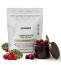 SUNMED Supergreens Daily Gummies – Wellness Blend with Ashwagandha, Green Tea, Spirulina, Probiotics, Antioxidants & Detox Support for Immunity, Gut, Skin & Brain Health | Wild Raspberry, 60ct