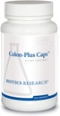 生物学研究 Colon Plus Caps Fiber Capsule, 消化性健康,溶解性,不溶性纤维,氧化性,Relieve 便秘,规律性,心脏健康,微生物平衡,Gut Flora 120 Capsules