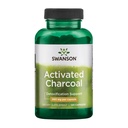Swanson Activated Charcoal Digestive Support Supplement for Digestive-Comfort-Seeking Adults - 260 mg Per Capsule (120 Capsules, 520 mg Per Serving)