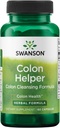 Swanson Colon Helper - Promove a saúde digestiva usando verbena, Raiz de Goldenseal, Slippery Elm Bark & More - Suplemento de ervas ajudando eliminações saudáveis - (60 cápsulas) (1 pacote)