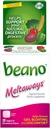 Beano Meltaways, Gas Prevention &amp; Digestive Enzyme Suplemento, Strawberry Flavor, 15 Conde