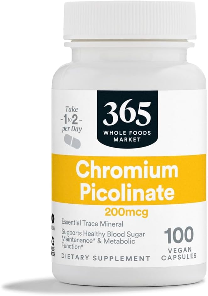 365 von Whole Foods Market, Chromium Picolinate 200 MCG, 100 CT