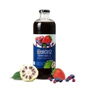 JAVA NONI JUICE EXTRACT with 7 BERRY BLEND - 33,8 fl oz (1L) Bottle - 100% Pure Resweratrol & Fermented by ALLBIO