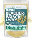 XPRS Nutra Organic Bladderwrack Pulbere (Fucus Vesicalosus) - Premium Bladderwrack Pulbere organică pentru piele strălucitoare - Vegan prietenos Bladderwack Herb Iod Supliment (4 Ounce)