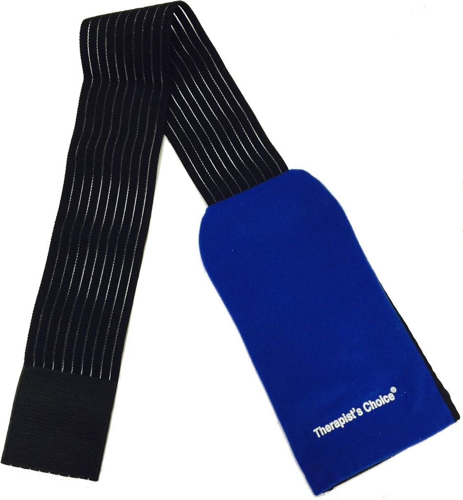Therapist's Choice® Ice Wrap/Cold Wrap can Hold Any ice and Gel Pack up to 5 x 10 inches - Ice Pack NOT Included