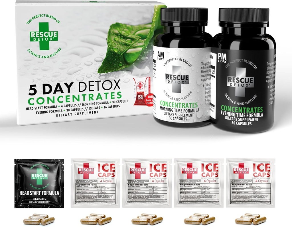 Rädda Detox 5 Day Detox Concentrates +Plus | Removes All Toxins