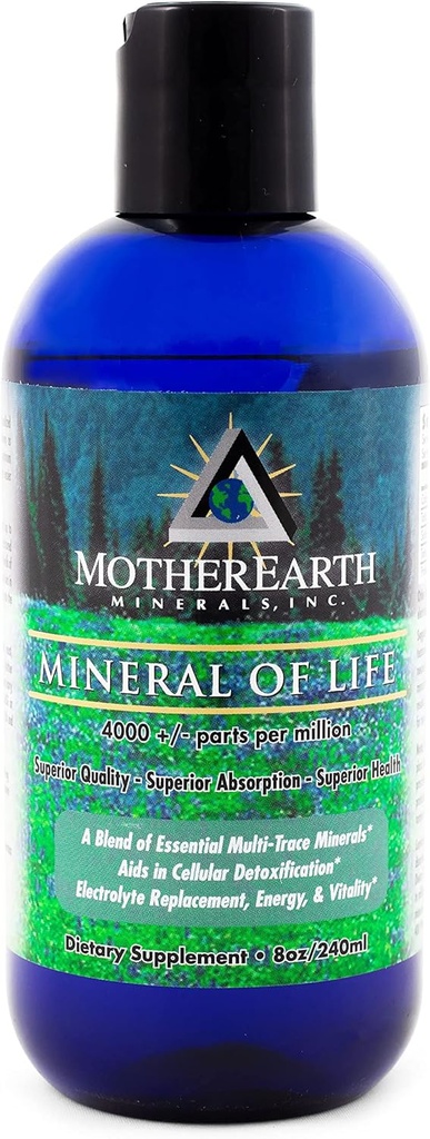 Mother Earth Minerals - Angstrom Minerals, Mineral of Life - 8 Ounce