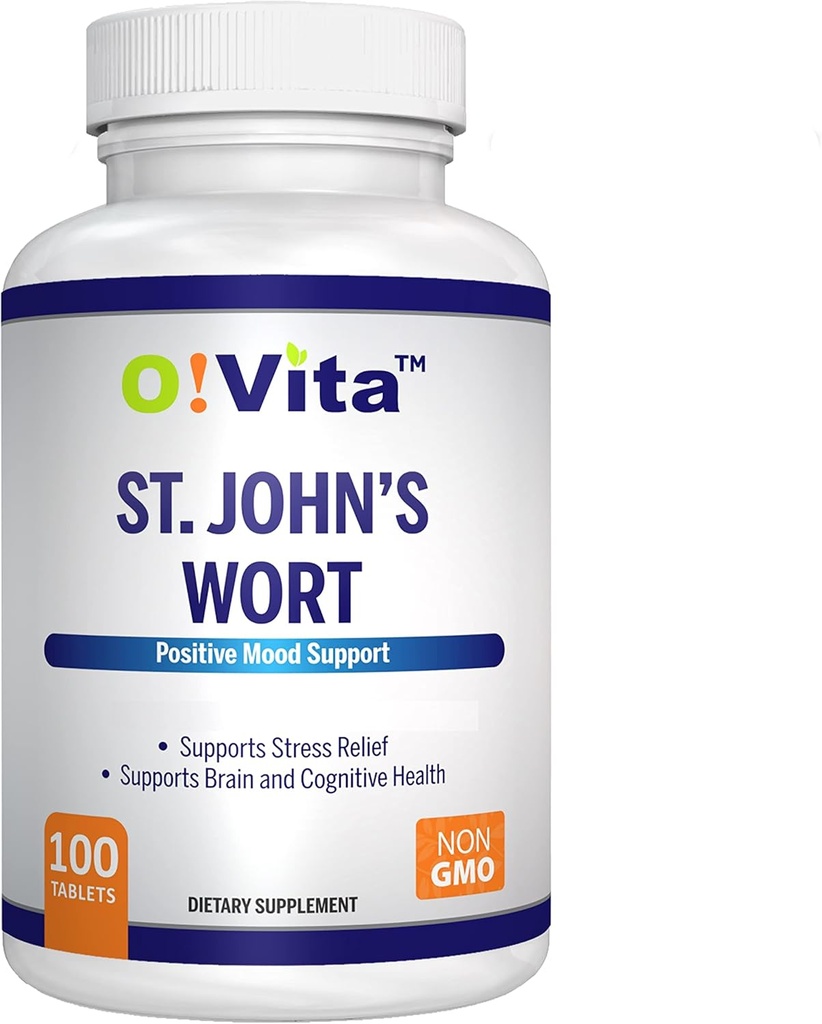 St. John's Wort 500mg (таблетки), Билкова формация, Веган, Non-GMO, До 100 дни доставка