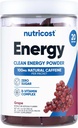 Nutricost Energy Complex Stickpack (20 сервірування) Grape Flavored - Gluten-Free + Non-GMO