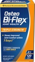 Osteo Bi- Flex Triple Stiprumas (5), Gliukozaminas Chondroitinas su vitamino C jungtiniu sveikatos priedu, dengtos tabletės, 120 Count