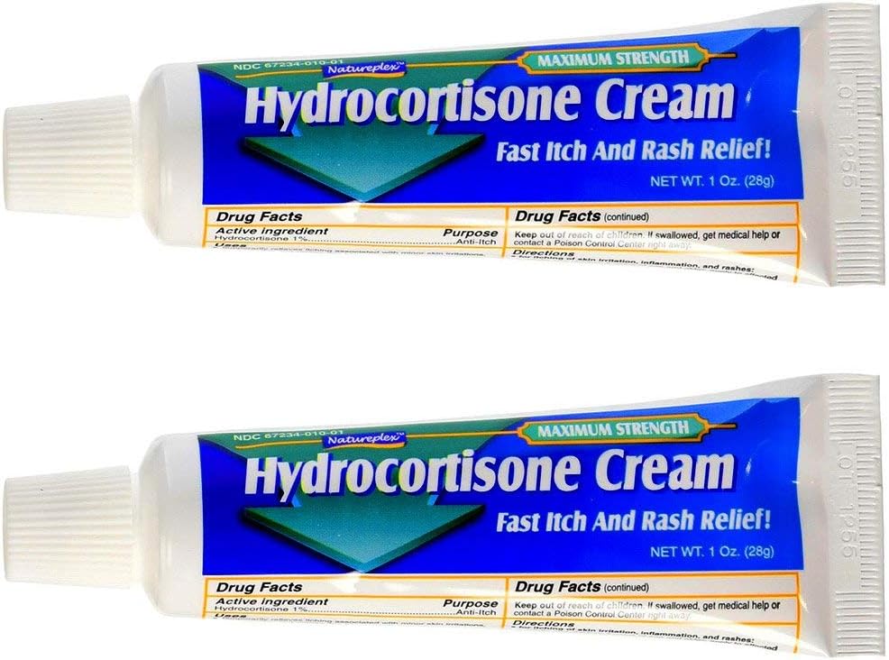 Natureplex Hydrocortisone 1% Cream, 1 Oz (Pack of 2)