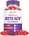 Laboratories Ultra Quick Keto ACV Gummies Advanced Formulės 1000MG Ultraxick Keto Gummies Apple Cider Vinacter Formuled with Pomgranato Beet Juice Mills B12 Vegan Non GMO 60 Gummys