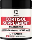 9in1 תוסף Cortisol - Ashwagandha ו Magnesium Glycinate ו Chelate - Brain Health & Restful Night & Mood Balance - 90 קפסולות לספק 45 ימים