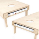 Barcaloo Cornhole 득점판 금속 옥수수 구멍 널을 위한 2개의 자석 점수 시동기를 가진 Decal