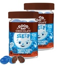Good Day Chocolate Melatonin for Kids [2 Pack] - Fair Trade Non-GMO Chocolate with Chamomile and Melatonin 1 mg - Toddler Melatonin, Kids Natural Sleep Aid for Ages 3 and Up