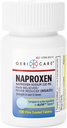 GeriCare Naproxen Sodium Tablets, 220mg (100 Count)- NSAID Extra-Strength Pain Relief for Headache, Arthritis, Muscle Aches, Menstrual Cramps- Film-Coated Naproxen, Anti-Inflammatory & Fever Reducer