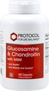 Giao thức Glucosamine & Chondroitin với MSM - Hỗ trợ tham gia* - Phụ MSM chondroitin - non- non-GM & Dairy Free - 180 Veg Caps