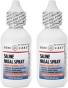 GeriCare Saline Nasal Spray 1,5 FL OZ Kosteuttava Spray 0,65% (Pakkaus 2)