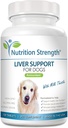 Liver Support for Dogs to Promote Natural Detoxification, with Milk Thistle for Dogs, Dandelion Root, Yellow Dock, Nettle Root, St. John's Wort & Coenzyme Q10, 120 Chewable Tablets