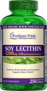Puritans Pride Soy Lecithin 1200 mg 250 Rapid Release softgels
