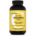 Non Acidic Vitamin C Dietary Supplement 1500mg with Calcium. Gentle on Stomach, Immune/Bone Support (500)