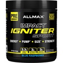 ALLMAX IGNITER Sport, Blue Raspberry - 330 g - Pre-Workout Formula - with Caffeine, L-Citrulline, L-Arginine, Creatine & Beta Alanine - Up to 50 Servings